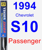 Passenger Wiper Blade for 1994 Chevrolet S10 - Vision Saver
