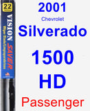 Passenger Wiper Blade for 2001 Chevrolet Silverado 1500 HD - Vision Saver