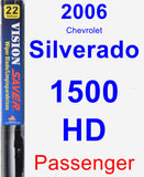 Passenger Wiper Blade for 2006 Chevrolet Silverado 1500 HD - Vision Saver