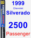 Passenger Wiper Blade for 1999 Chevrolet Silverado 2500 - Vision Saver