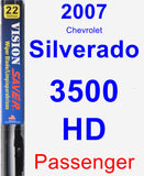 Passenger Wiper Blade for 2007 Chevrolet Silverado 3500 HD - Vision Saver