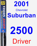 Driver Wiper Blade for 2001 Chevrolet Suburban 2500 - Vision Saver