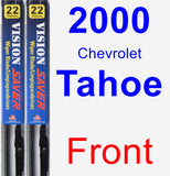 Front Wiper Blade Pack for 2000 Chevrolet Tahoe - Vision Saver