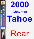 Rear Wiper Blade for 2000 Chevrolet Tahoe - Vision Saver