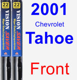 Front Wiper Blade Pack for 2001 Chevrolet Tahoe - Vision Saver