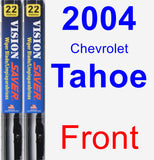 Front Wiper Blade Pack for 2004 Chevrolet Tahoe - Vision Saver