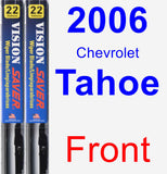 Front Wiper Blade Pack for 2006 Chevrolet Tahoe - Vision Saver