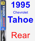 Rear Wiper Blade for 1995 Chevrolet Tahoe - Vision Saver