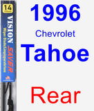 Rear Wiper Blade for 1996 Chevrolet Tahoe - Vision Saver