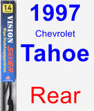 Rear Wiper Blade for 1997 Chevrolet Tahoe - Vision Saver