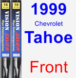 Front Wiper Blade Pack for 1999 Chevrolet Tahoe - Vision Saver