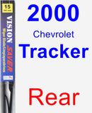 Rear Wiper Blade for 2000 Chevrolet Tracker - Vision Saver