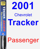 Passenger Wiper Blade for 2001 Chevrolet Tracker - Vision Saver