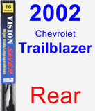 Rear Wiper Blade for 2002 Chevrolet Trailblazer - Vision Saver