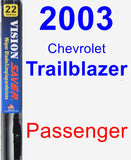 Passenger Wiper Blade for 2003 Chevrolet Trailblazer - Vision Saver