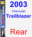 Rear Wiper Blade for 2003 Chevrolet Trailblazer - Vision Saver