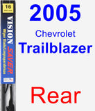 Rear Wiper Blade for 2005 Chevrolet Trailblazer - Vision Saver
