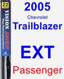 Passenger Wiper Blade for 2005 Chevrolet Trailblazer EXT - Vision Saver