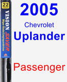 Passenger Wiper Blade for 2005 Chevrolet Uplander - Vision Saver