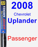 Passenger Wiper Blade for 2008 Chevrolet Uplander - Vision Saver