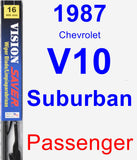 Passenger Wiper Blade for 1987 Chevrolet V10 Suburban - Vision Saver