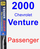 Passenger Wiper Blade for 2000 Chevrolet Venture - Vision Saver