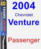 Passenger Wiper Blade for 2004 Chevrolet Venture - Vision Saver