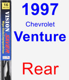 Rear Wiper Blade for 1997 Chevrolet Venture - Vision Saver