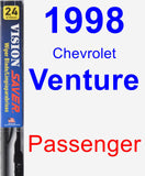 Passenger Wiper Blade for 1998 Chevrolet Venture - Vision Saver