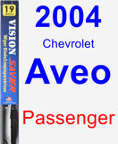 Passenger Wiper Blade for 2004 Chevrolet Aveo - Vision Saver