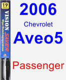 Passenger Wiper Blade for 2006 Chevrolet Aveo5 - Vision Saver