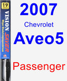 Passenger Wiper Blade for 2007 Chevrolet Aveo5 - Vision Saver