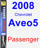 Passenger Wiper Blade for 2008 Chevrolet Aveo5 - Vision Saver