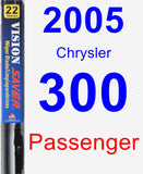 Passenger Wiper Blade for 2005 Chrysler 300 - Vision Saver