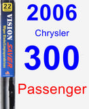 Passenger Wiper Blade for 2006 Chrysler 300 - Vision Saver