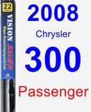 Passenger Wiper Blade for 2008 Chrysler 300 - Vision Saver