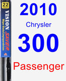 Passenger Wiper Blade for 2010 Chrysler 300 - Vision Saver