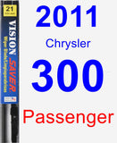 Passenger Wiper Blade for 2011 Chrysler 300 - Vision Saver