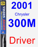 Driver Wiper Blade for 2001 Chrysler 300M - Vision Saver