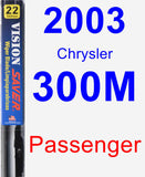 Passenger Wiper Blade for 2003 Chrysler 300M - Vision Saver