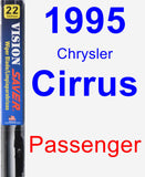 Passenger Wiper Blade for 1995 Chrysler Cirrus - Vision Saver