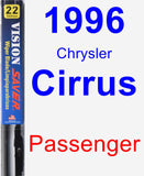 Passenger Wiper Blade for 1996 Chrysler Cirrus - Vision Saver