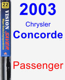 Passenger Wiper Blade for 2003 Chrysler Concorde - Vision Saver