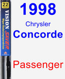 Passenger Wiper Blade for 1998 Chrysler Concorde - Vision Saver