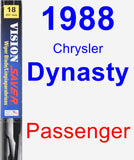 Passenger Wiper Blade for 1988 Chrysler Dynasty - Vision Saver