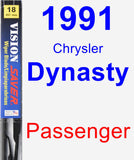 Passenger Wiper Blade for 1991 Chrysler Dynasty - Vision Saver