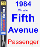 Passenger Wiper Blade for 1984 Chrysler Fifth Avenue - Vision Saver