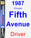 Driver Wiper Blade for 1987 Chrysler Fifth Avenue - Vision Saver
