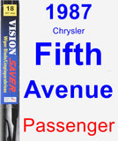 Passenger Wiper Blade for 1987 Chrysler Fifth Avenue - Vision Saver