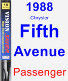 Passenger Wiper Blade for 1988 Chrysler Fifth Avenue - Vision Saver
